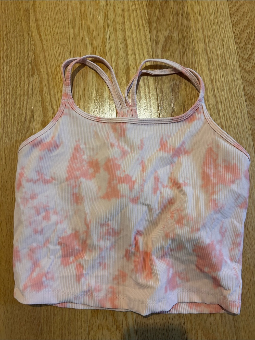 Born Primitive Pink Tie-Dye Ribbed Tank Top